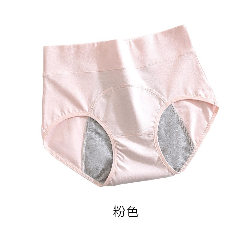 Panties for Menstruation Cotton Menstrual Panties High Waist Period Underwear Culotte Menstruelle Leak Proof Bragas Menstruales