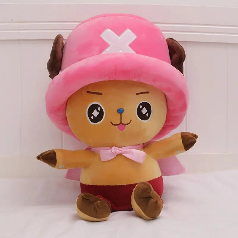 One Piece Anime Figure Tony Tony Chopper 35-70cm Stuffed Plush Doll Toy Bedroom Decoration Sleeping Pillow Toy For Kid Xmas Gift