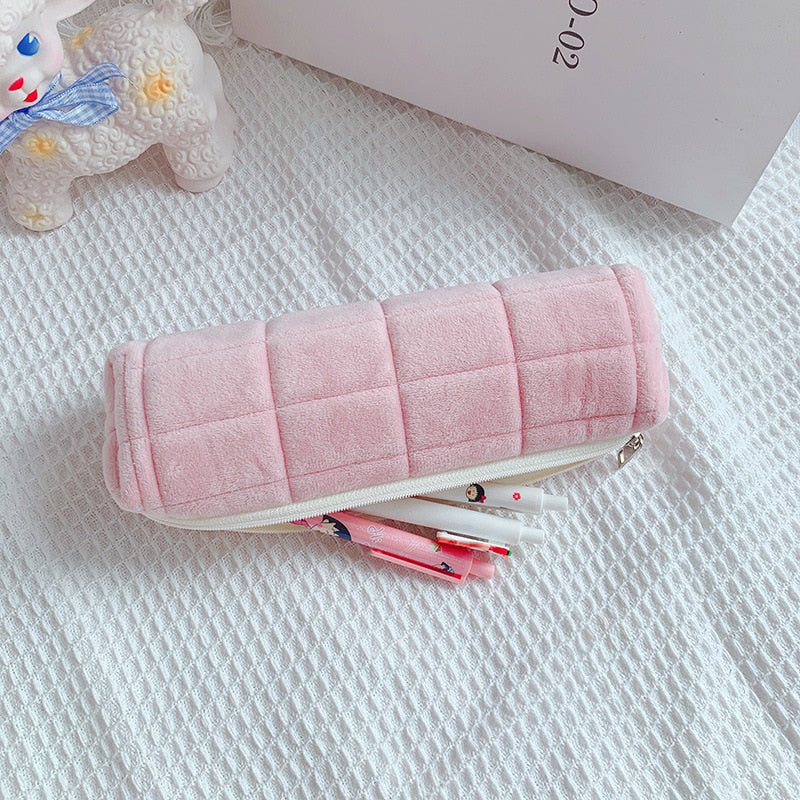 Kawaii Pillow Pencil Case Girls School Supplies Pouch Cute Korean Stationery Pencil boxes for office School bag girl boy