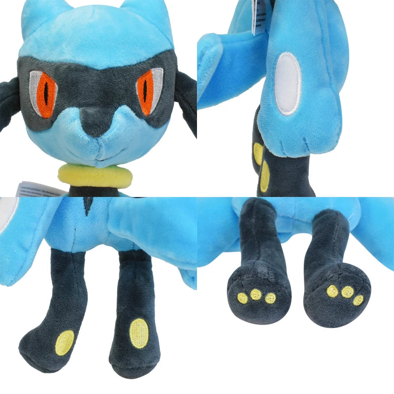 26cm Pokemon Peluche Kawaii Riolu Plush Toy Cute Anime Figure Cartoon Soft Stuffed Animals Toy Birthday Gift