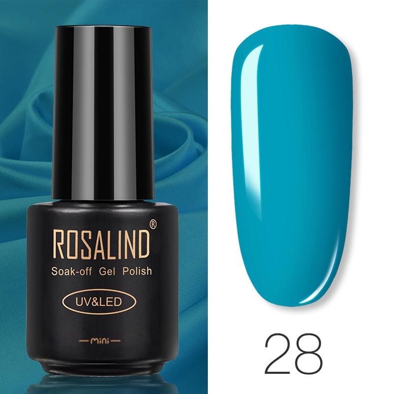 ROSALIND 7ML Gel Polish Glitter Nail Polish All For Nails Manicure Nails Art Base Top Coat UV Semi Permanent Gel Varnishes