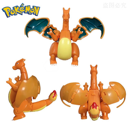 Poké Ball Catch & Battle Set: Pokémon Action Figures Pikachu Charizard Blastoise Venusaur Mewtwo Eevee Gyarados Collectible Toy Model Gift