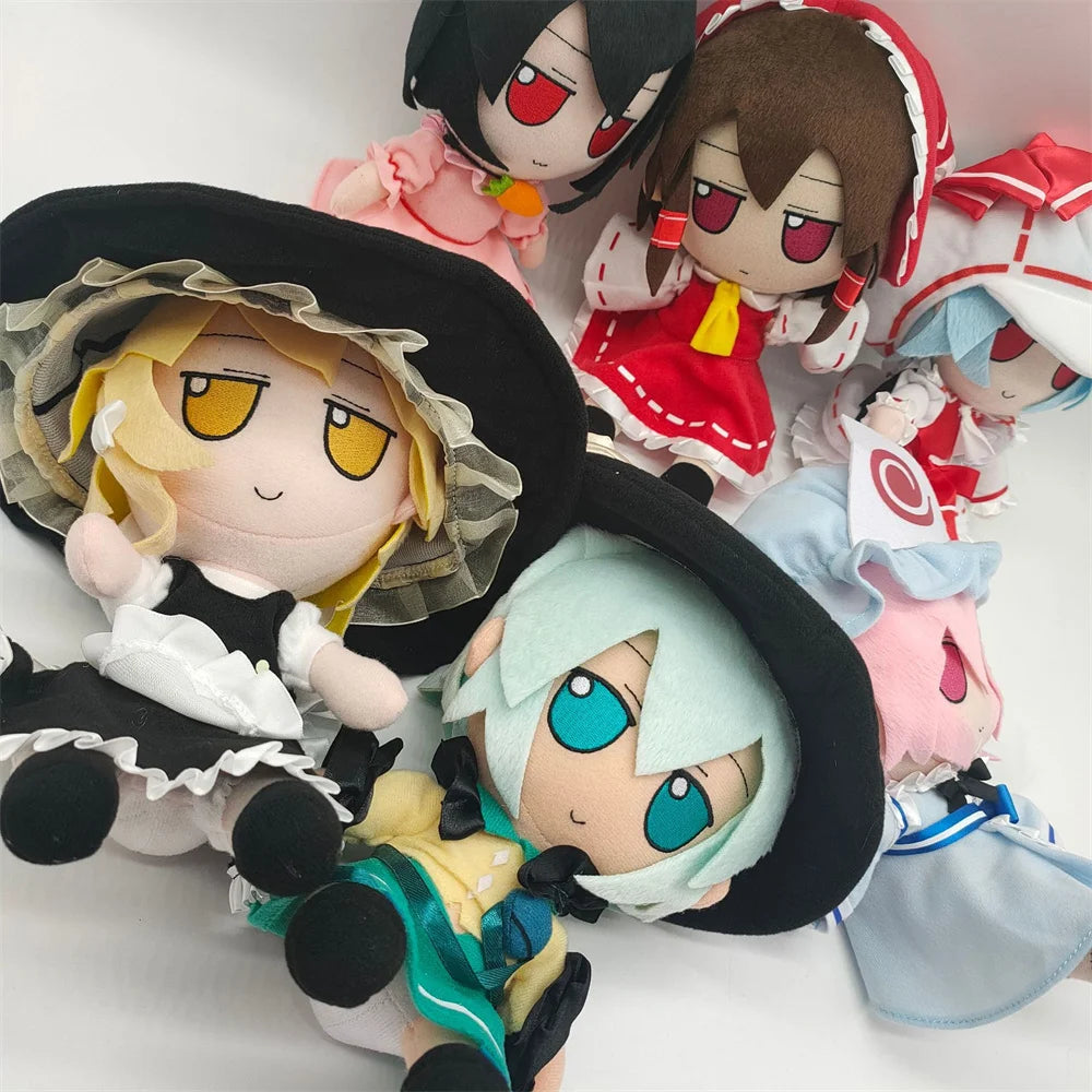 TouHou Project Fumo Plush Toy Sealed Club Lolita Stuffed Doll Plushie Figure Hakurei Reimu Komeiji Koishi Saigyouji Yuyuko Gifts