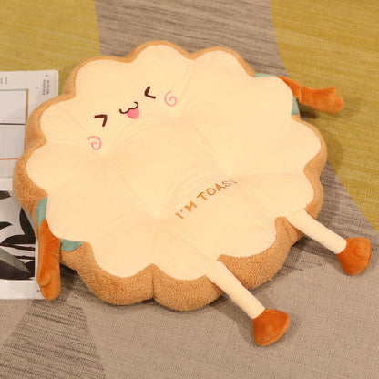 Super Cute Cushion Chair Butt Cushion Plush Toy Square Round With Rope Non-Slip Seat Cushion Office Home Send Gifts To Friends