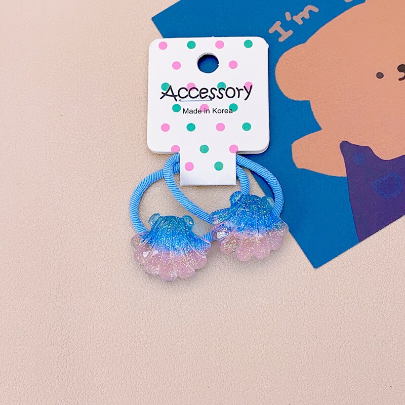 Children Sequins Floral Elastic Hair Bands Rubber Band Hair Tie Princess Kawaii Hair Rope Headwear Girls Kids Hair Accessories