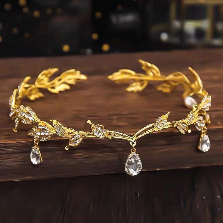 Fashionable Elf Crown, The Eyebrows, The Heart, The Ethnic Style, The Forehead, The Oriental Gentle and Elegant Hair Band