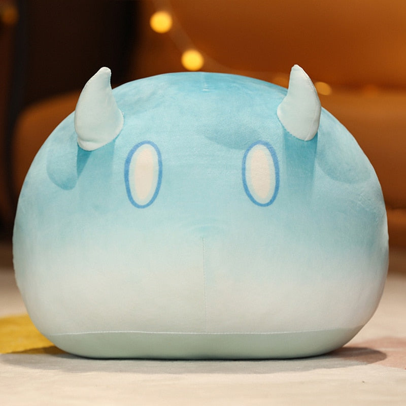 40cm Genshin Slime Pillow Genshin Impact Plush Cushion Cute Anime Game Stuffed Original God Cosplay Fans Peluche for Kid Gift