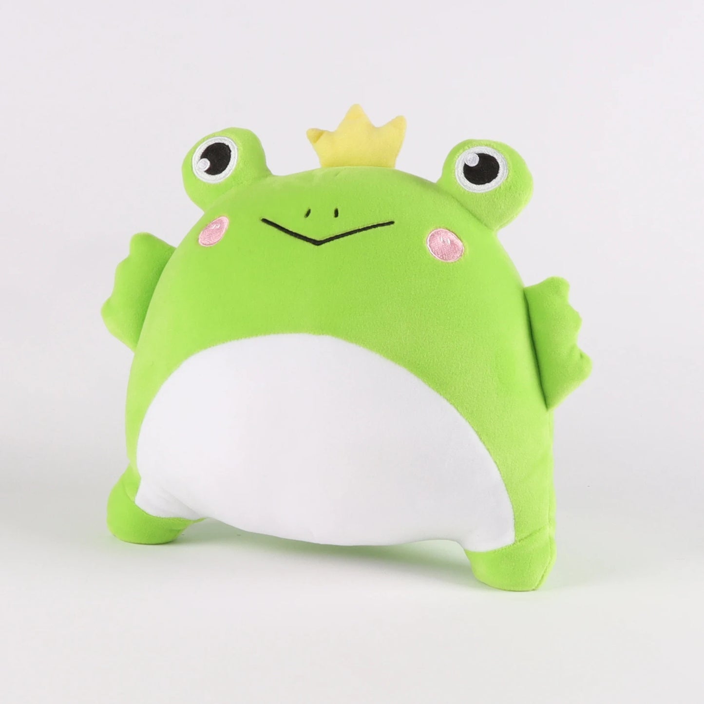 8" Kawaii Squishy Animal Plush Toy Soft Stuffed Animal Cute Frog Prince Squishy Plush Pillow Toy Kawaii Kids Gift Girls Home Room Decor