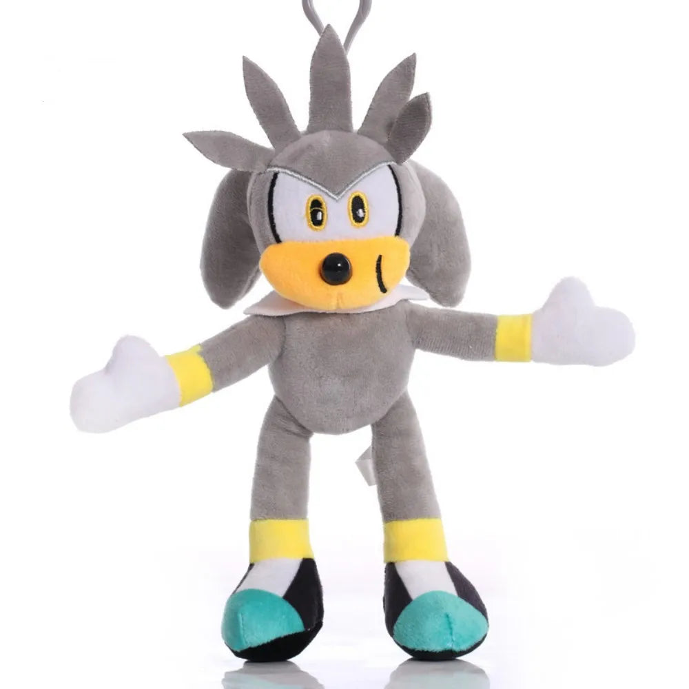 Sonic Plush Toys Tails Stuffed Animals Silver the Hedgehog Plushies Amy Rose Knuckles Soft Doll Video Game Christmas Children's Birthday Gifts