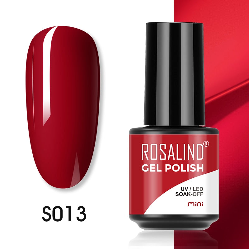 ROSALIND 7ML Gel Polish Glitter Nail Polish All For Nails Manicure Nails Art Base Top Coat UV Semi Permanent Gel Varnishes