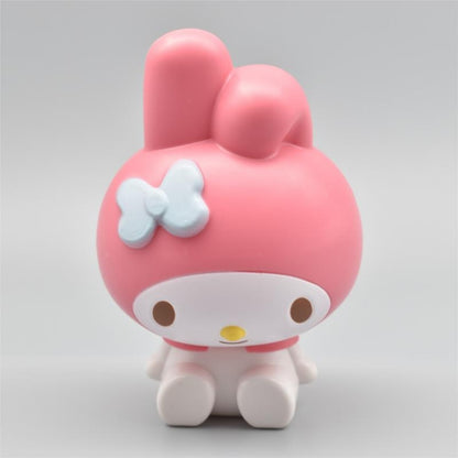 Sanrio Anime Figure Cinnamoroll Hello Kitty Kuromi Doll Cartoon Decorations Action Figures DIY Cake Decorate Toys Gifts for Kids