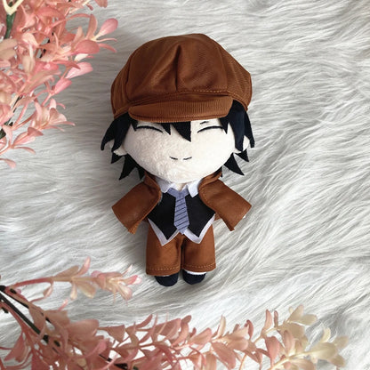 Anime Bungou Stray Dogs Plush Doll Toy Osamu Dazai Nakahara Chuya Cute Soft Stuffed Pillow Kids Gift 20cm