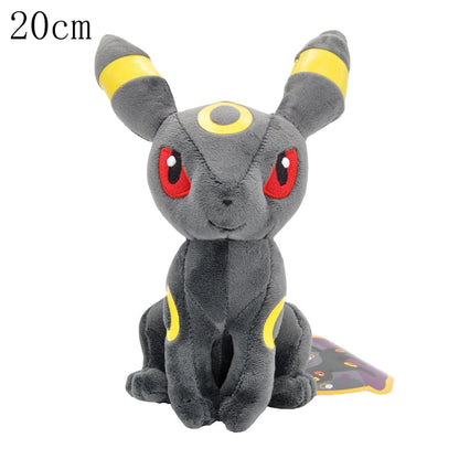 Pokémon Eeveelution Plushies Set Eevee Flareon Vaporeon Jolteon Espeon Umbreon Glaceon Leafeon Sylveon Evolution Collectible Stuffed Plush Doll Toy Christmas Gift