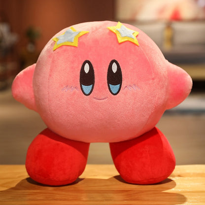 Star Kirby Plush Toys Pillow Cute Chef Love Strawberry Kirby Video Game Plush Doll Soft Stuffed Cartoon Sofa Cushion Birthday Gift for Kids