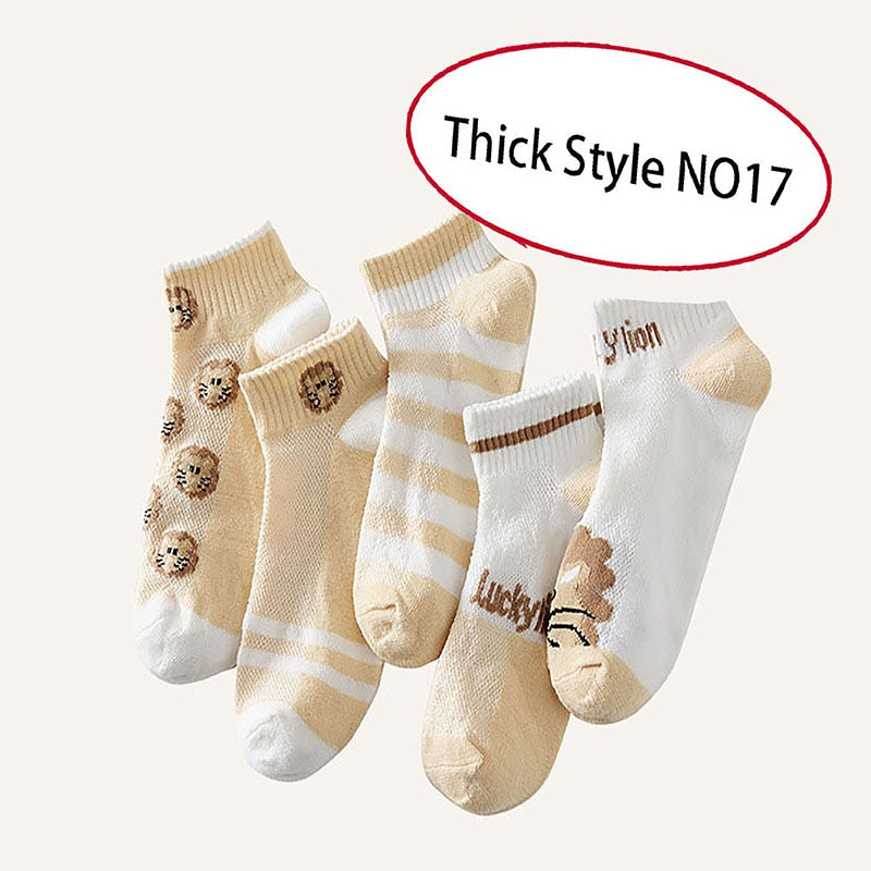 1pair/Cute Summer Women Short Socks Boat Chaussette Femme Cotton Ankle Lace Mujer Sock Female Mesh Breathable Calcetines