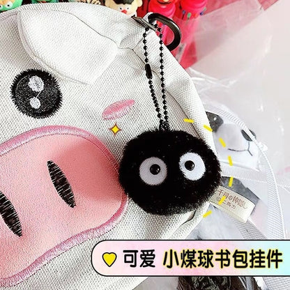 Kawaii Plush Keychain Bag Charm Cartoon Cute Mini Boba Tea Kitty Cat Stuffed Animal Plushies Soft Doll Car Trinket Key Chain Women Girls Keyring Kids Birthday Gifts