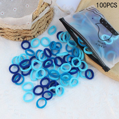 20/50Pcs/Set Girls Colorful Nylon Small Elastic Hair Bands Kids Cute Bow Hair Bands Ponytail Holder Headband Hair Accessories