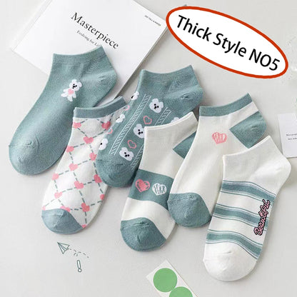 1pair/Cute Summer Women Short Socks Boat Chaussette Femme Cotton Ankle Lace Mujer Sock Female Mesh Breathable Calcetines