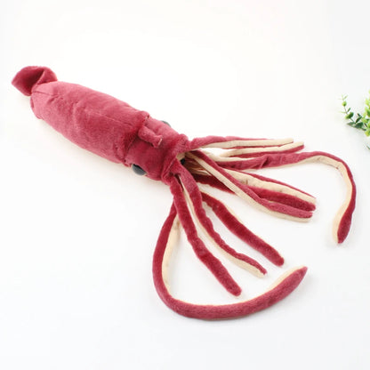 78cm Real Life Squid Plush Toys Giant Animal Marine Squid Stuffed Toys Soft Doll Gift For Children Kids Brinquedos Birthday