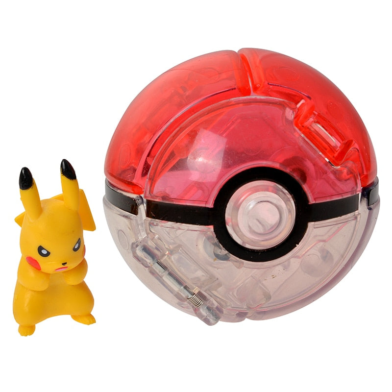 18 Styles New Pokemon Pokeball Deformation Toys Pikachu Charmander Blastoise Mewtwo Action Figure Anime Model Children's The Toy