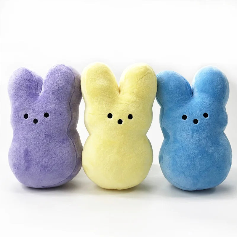 Peeps Plush Toy 15cm Peep Stuffed Animal Easter Bunny Rabbit Plushies Candy Soft Doll Room Home Decor Sofa Cushion Throw Pillow Kid Gifts