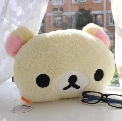 Rilakkuma Plush Peluche Toy Kiiroitori Chick Couple Rilakkuma Pillow Teddy Bear Stuffed Doll Hand Warmer Winter Xmas Kid Gift