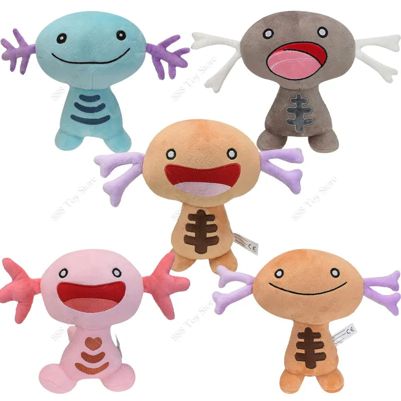 Pokemon Plush Toys Anime Cubone Ho-Oh Lucario Scorbunny Exeggutor Scolipede Wooper Butterfree Soft Stuffded Plushie Kids Gifts