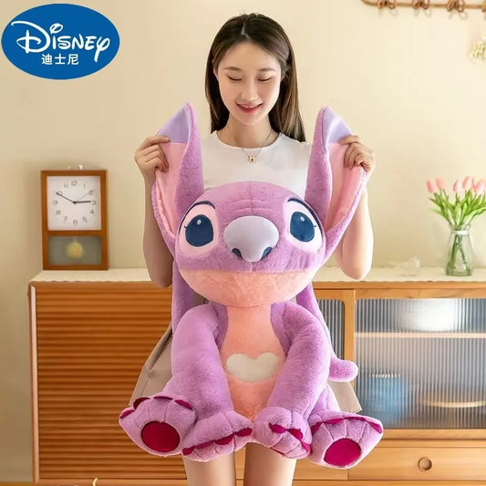 GIANT Angel Stitch Plush Toy 80cm Lilo Disney Movie Big Large Cute Kawaii Stuffed Animal Plushies Soft Doll Girl Girlfriend Couples Birthday Gift