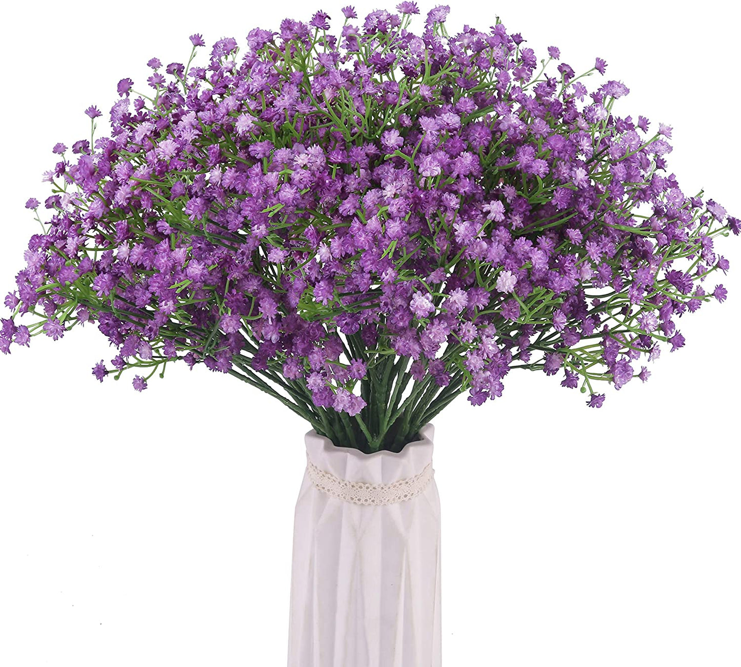 52cm White Gypsophila Artificial Flowers Wedding DIY Bouquet Decoration Arrangement Plastic Babies Breath Fake Flower Home Decor