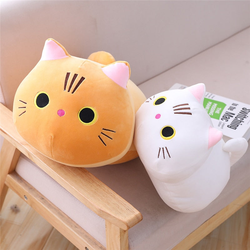 Stuffed Animals Cat 25CM Little Size Soft Cartoon Pillow Plushies Cute Kitty Kitten Plush Toy Lovely Kids Birthday Gift