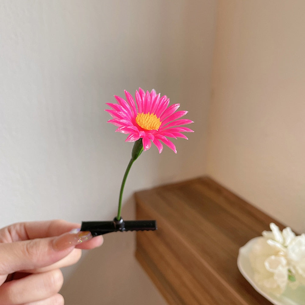 1PC Funny Show Bean Sprout Bobby Hairpin Flower Plant Hair Clips For Kids Girls Women Hair Styling Tool