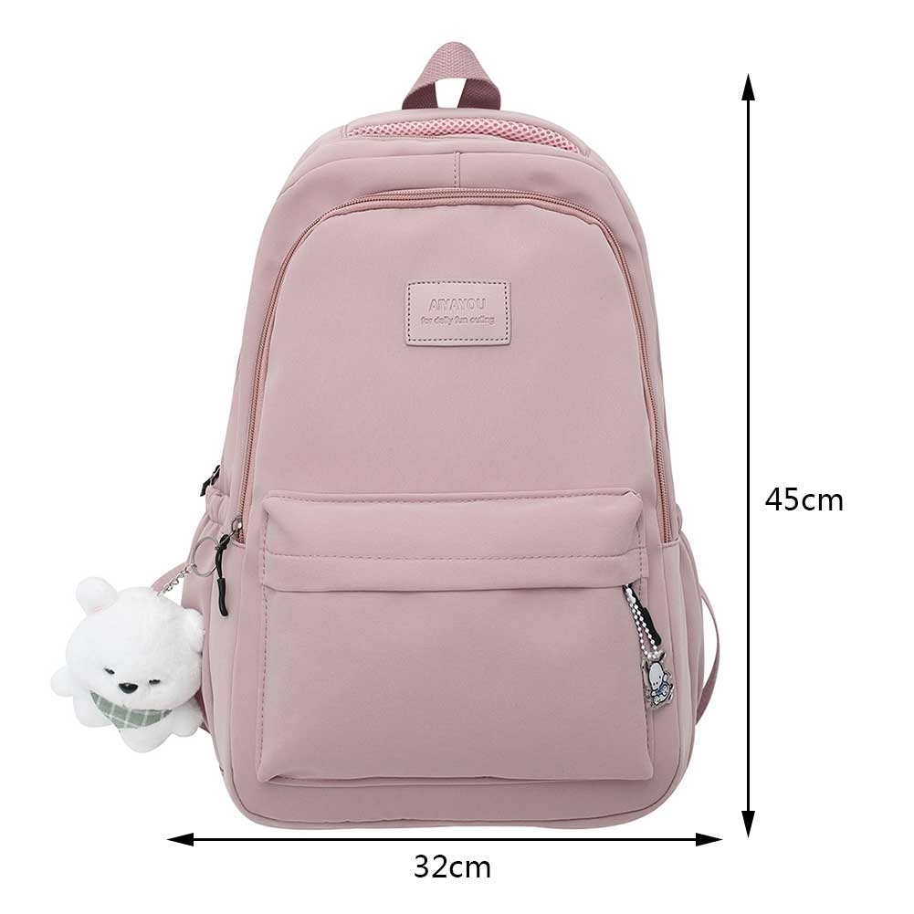 Japanese Girls Aesthetic Backpack Cute School Bags For Student Teens Girls Pockets Kawaii Women Laptop Backpack Harajuku Mochila