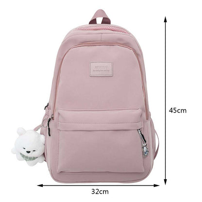 Japanese Girls Aesthetic Backpack Cute School Bags For Student Teens Girls Pockets Kawaii Women Laptop Backpack Harajuku Mochila