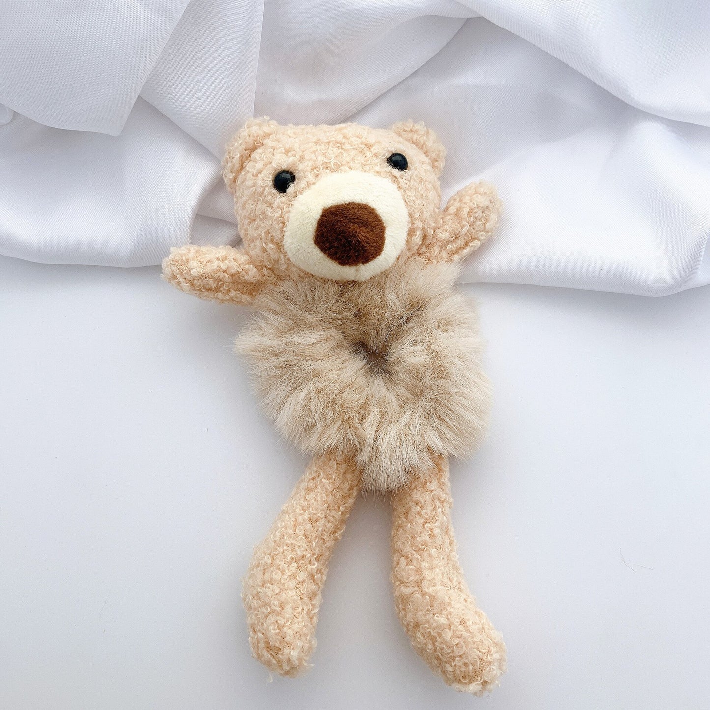New Korean Cute Net Red Super Cute Girl Cartoon Doll Head Rope Female Hair Rope Three-dimensional Animal Hair Circle