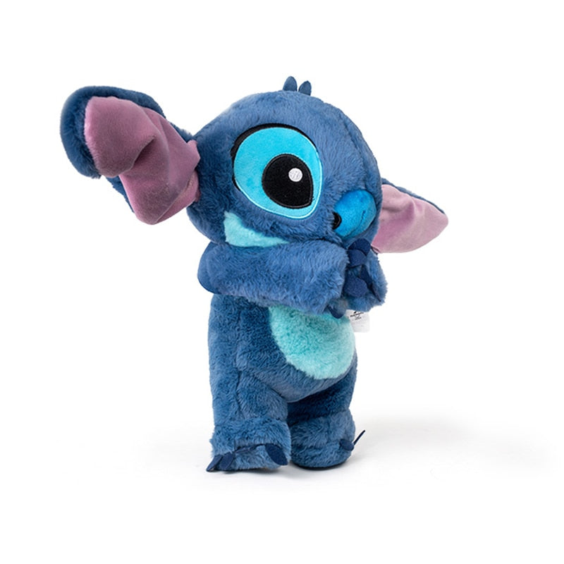 Disney Kawaii Stitch Stuffed Toys Cartoon&Cute Lilo&Stitch Ears Can Move Plush Dolls Birthday Gift  For Kids Or Girlfriend