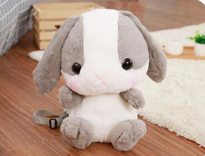 Fluffy Baby Bunny Mini Backpack Rabbit Bag Be Mega Kawaii~