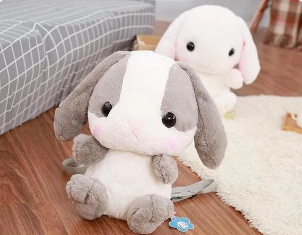 Fluffy Baby Bunny Mini Backpack Rabbit Bag Be Mega Kawaii~