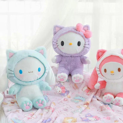 Sanrio Cinnamoroll Hello Kitty My Melody Kawaii Plush & Blanket Set