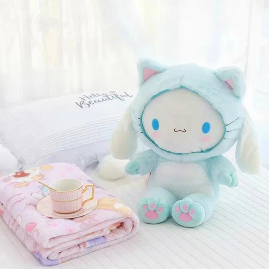 Sanrio Cinnamoroll Hello Kitty My Melody Kawaii Plush & Blanket Set