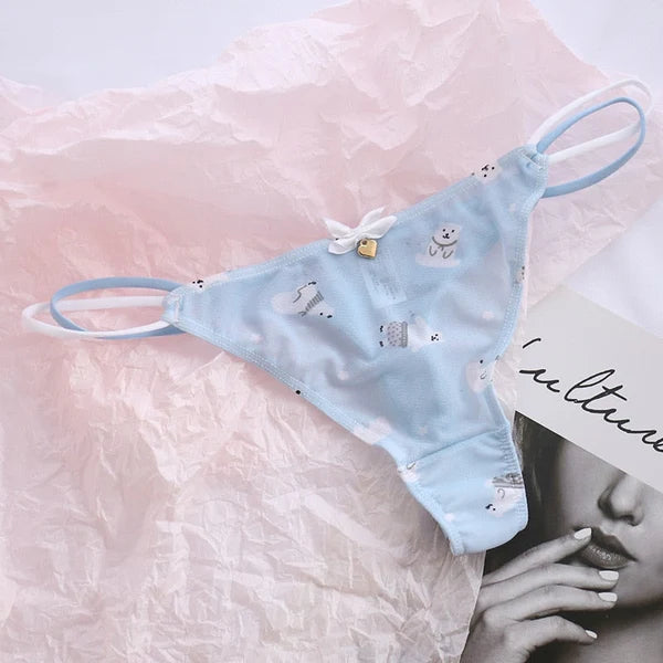 Adorable Mesh Thong Panties Women's Figure-Enhancing 26 Cute Styles