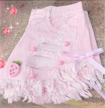 Trendy Denim Jean Shorts Start Your Kawaii Fashion Journey this Summer