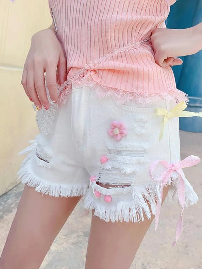 Trendy Denim Jean Shorts Start Your Kawaii Fashion Journey this Summer