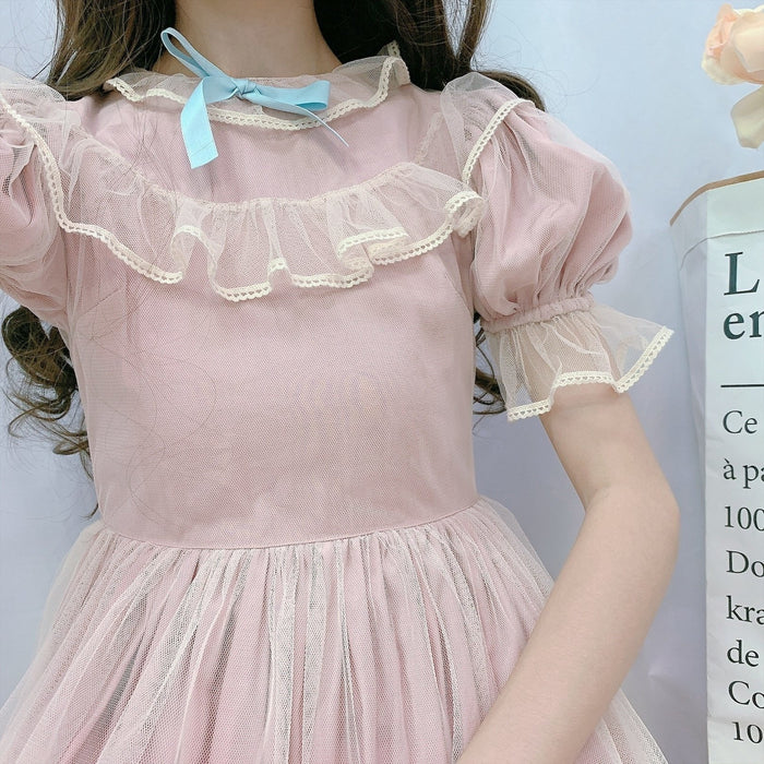 Make a Statement with Dusty Rose Lolita Dress Elegant Girly Charm