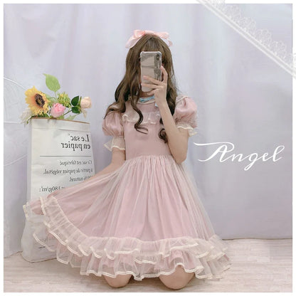 Make a Statement with Dusty Rose Lolita Dress Elegant Girly Charm