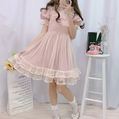 Make a Statement with Dusty Rose Lolita Dress Elegant Girly Charm