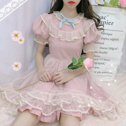 Make a Statement with Dusty Rose Lolita Dress Elegant Girly Charm