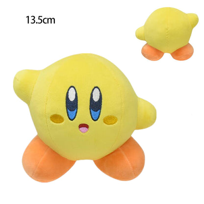 Kirby Plushies Cute Kawaii Blue Green Yellow Link Kirby Waddle Dee Cook Sleep Beam Hammer Video Game Stuffed Animal Plush Toys Peluche Kids Christmas Birthday Gift