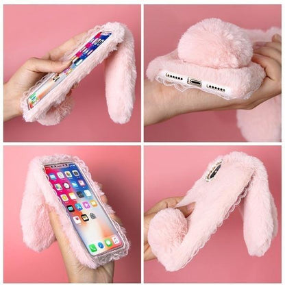 Get Noticed with Kawaii Bunny Ear iPhone Cases Super Soft & Adorable