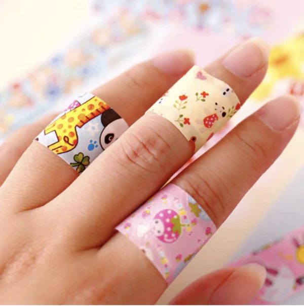 Collectible Kawaii Band-Aids (100 pcs) Fashionable and Functional