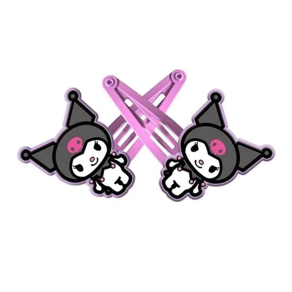 My Melody & Kuromi Hair Clips Adorable Kawaii Sanrio Accessories